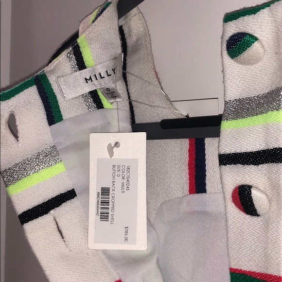 Milly Button Back Cropped Shell - Picture 3 of 6